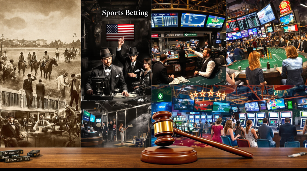 "The History of Sports Betting in the U.S.: From Prohibition to Legalization"